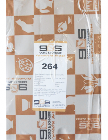 Grès blanc à chamotte fine G264 I GOERG &...
