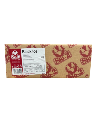 Porcelaine noire lisse BLACK ICE I SIO-2