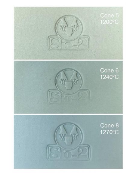 Porcelaine bleu turquoise lisse LAGOON I SIO-2