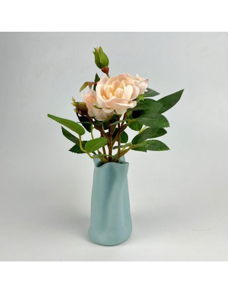 Porcelaine bleu turquoise lisse LAGOON I SIO-2