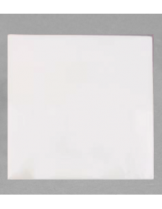 Plaque rectangle 50 x 40cm en porcelaine blanche