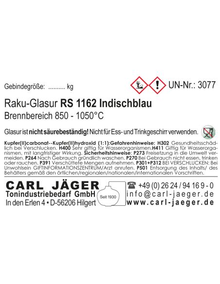 EMAIL RAKU BLEU INDIEN - RS1162