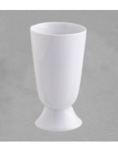 Mazagrans en porcelaine blanche
