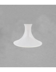 Pied PM en porcelaine blanche