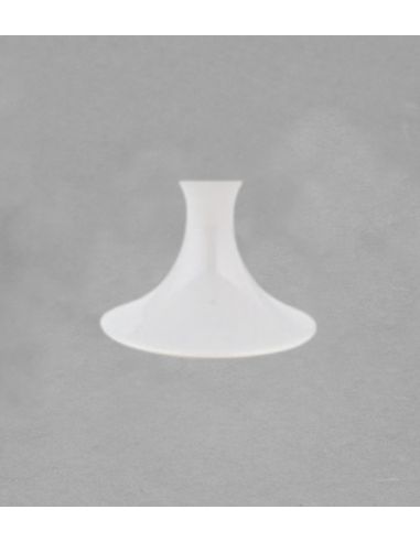Pied PM en porcelaine blanche