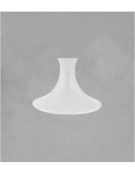 Pied PM en porcelaine blanche