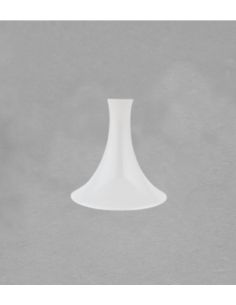 Pied GM en porcelaine blanche