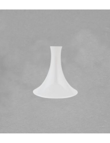 Pied GM en porcelaine blanche