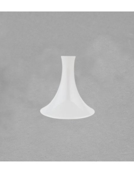 Pied GM en porcelaine blanche