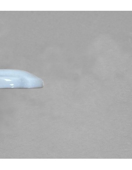 Capsule de champagne en porcelaine blanche