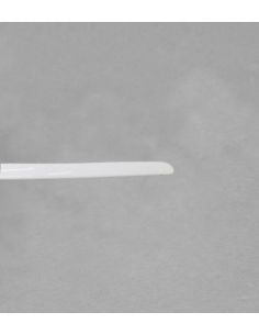 Plaque ronde percée en porcelaine blanche 2