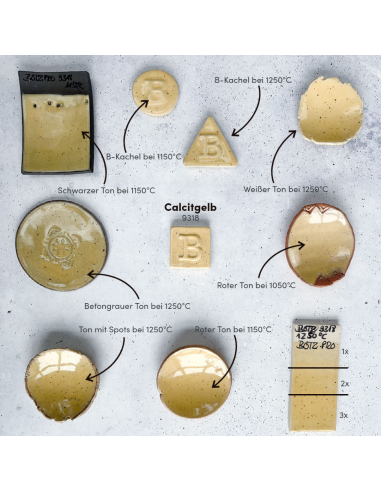 BO9318 Émail grès Jaune calcite PRO | BOTZ