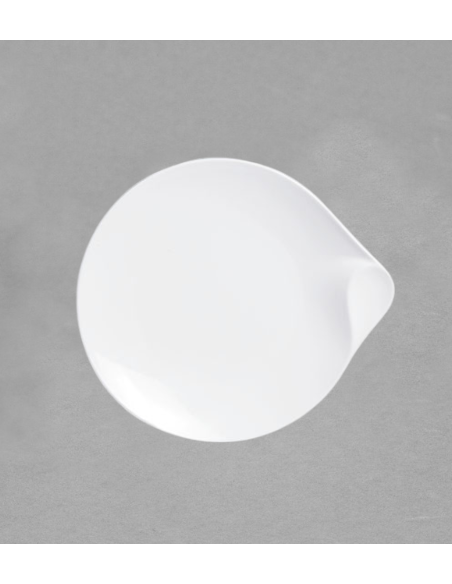 Assiette à dessert Exquise en porcelaine blanche