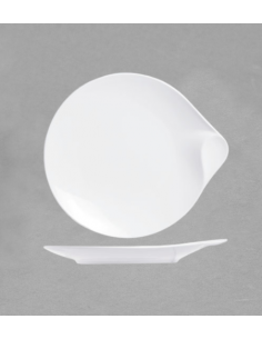 Assiette à dessert Exquise en porcelaine blanche 2