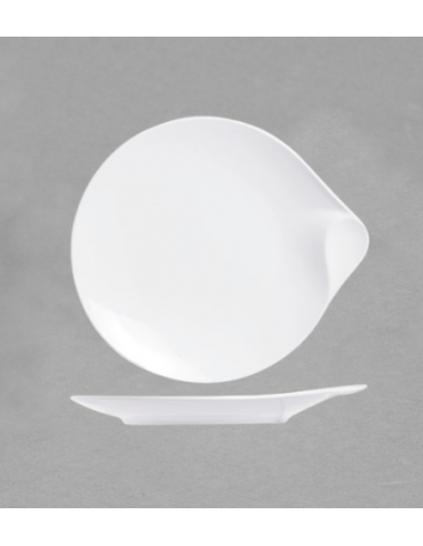Assiette à dessert Exquise en porcelaine blanche