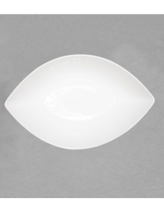 Saladier gourmet 28 cm en porcelaine blanche