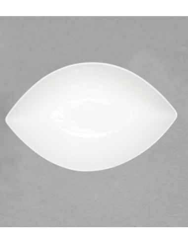 Saladier gourmet 28 cm en porcelaine blanche