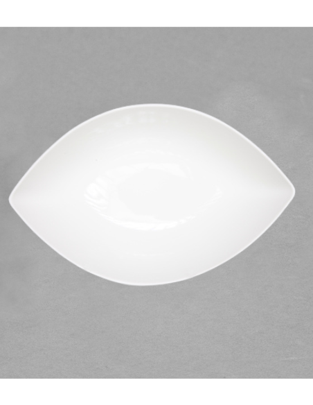 Saladier gourmet 28 cm en porcelaine blanche