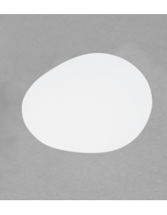 Assiette présentation Passandro en porcelaine blanche