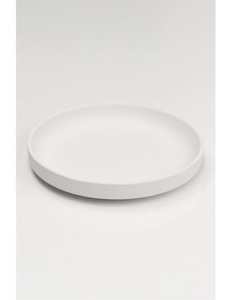 Assiette à rebords Ø16 cm | Biscuit de faïence