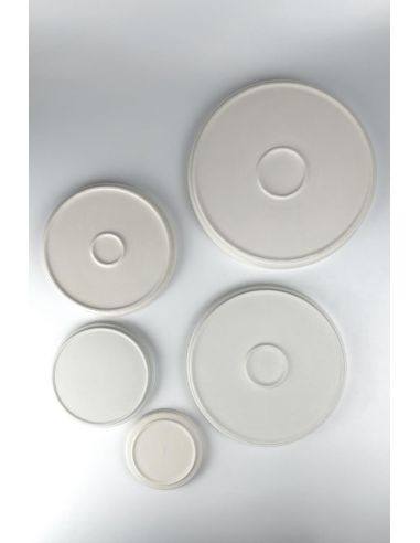 Assiette à rebords Ø16 cm | Biscuit de faïence