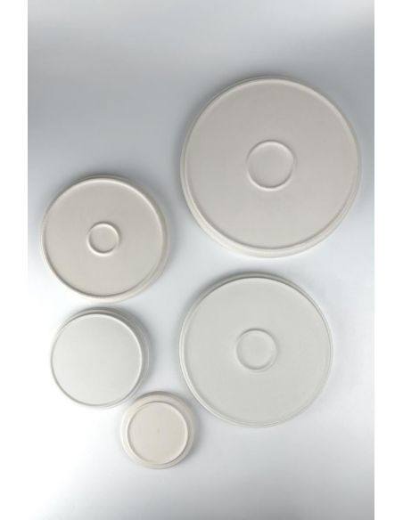 Assiette à rebords Ø16 cm | Biscuit de faïence