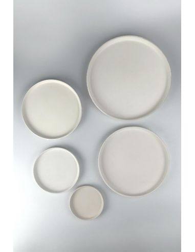 Assiette à rebords Ø16 cm | Biscuit de faïence