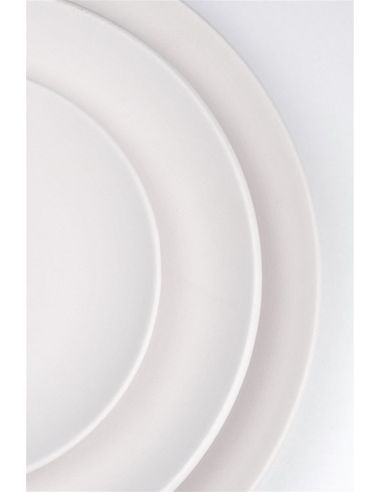 Assiette plate Ø18 cm | Biscuit de faïence