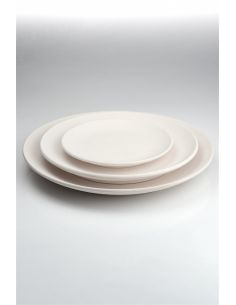 Assiette plate Ø18 cm | Biscuit de faïence