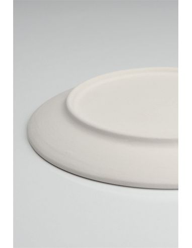 Assiette plate Ø30 cm | Biscuit de faïence