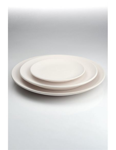 Assiette plate Ø30 cm | Biscuit de faïence