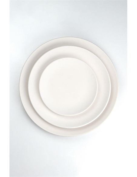 Assiette plate Ø30 cm | Biscuit de faïence