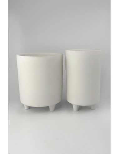 Pot de fleur | Biscuit de faïence