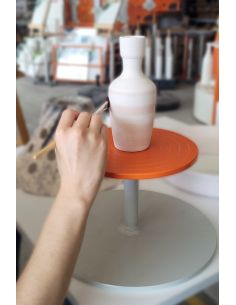 Vase bouteille | Biscuit de faïence 2