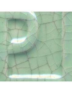 EMAIL RAKU CRAQUELE VERT TURQUOISE CLAIR - 5785