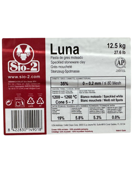 Grès blanc moucheté Luna I SIO2