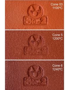 Grès rouge à chamotté fine Marte I SIO2 2