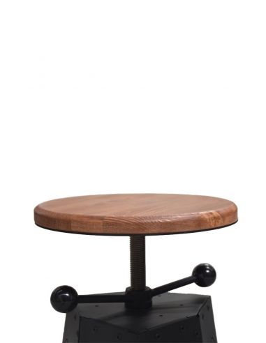 Tabouret en métal ajouré avec pied BLEUS