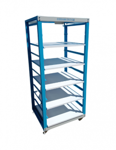 Rack de séchage simple avec étagères