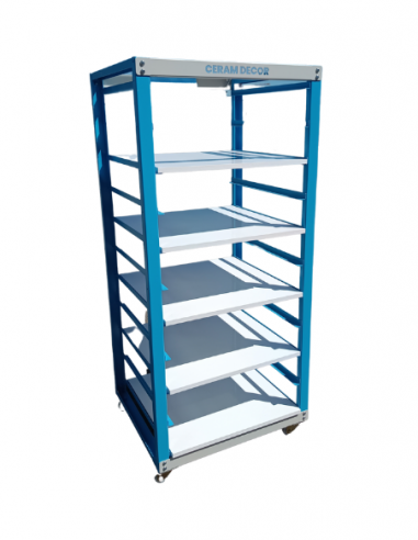 Rack de séchage simple avec étagères