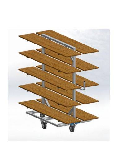 Chariot de séchage double