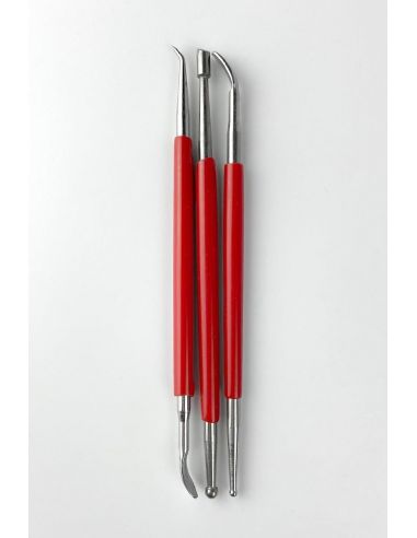 Lot de trois outils de sculpture
