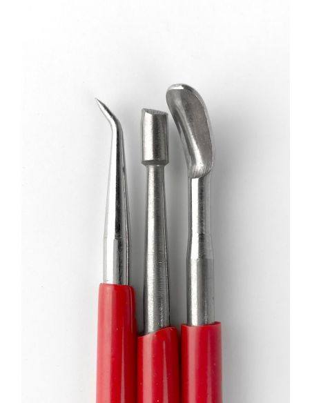 Lot de trois outils de sculpture