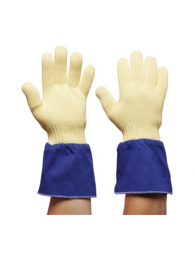 Gants anti-chaleur avec manchette jusqu'à 350°C