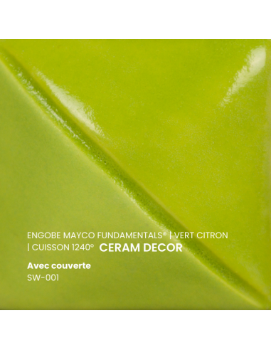 Engobe UG231 VERT CITRON | MAYCO