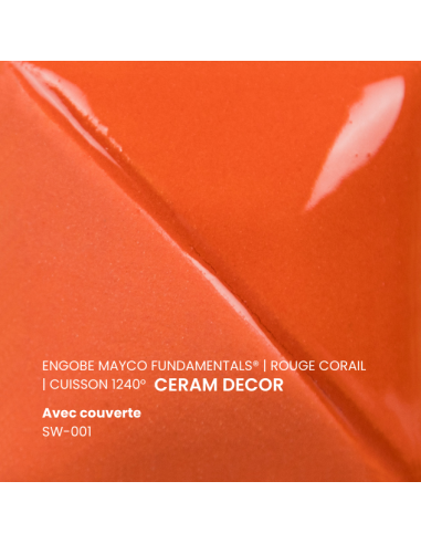 Engobe UG217 ROUGE CORAIL | MAYCO