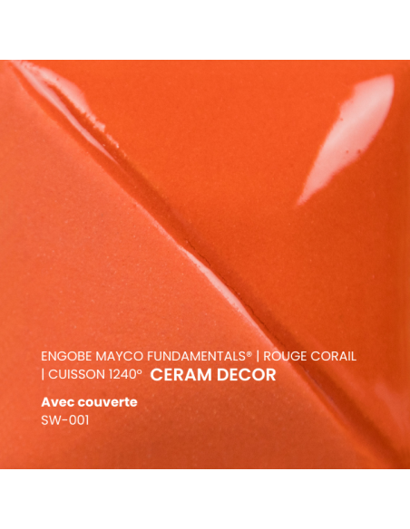 Engobe UG217 ROUGE CORAIL | MAYCO