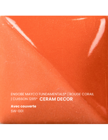 Engobe UG217 ROUGE CORAIL | MAYCO