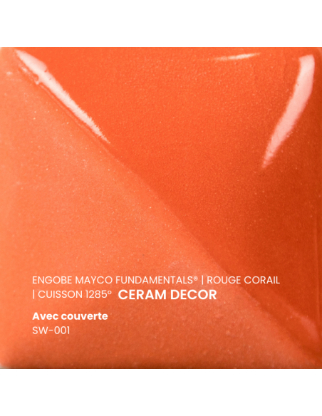 Engobe UG217 ROUGE CORAIL | MAYCO