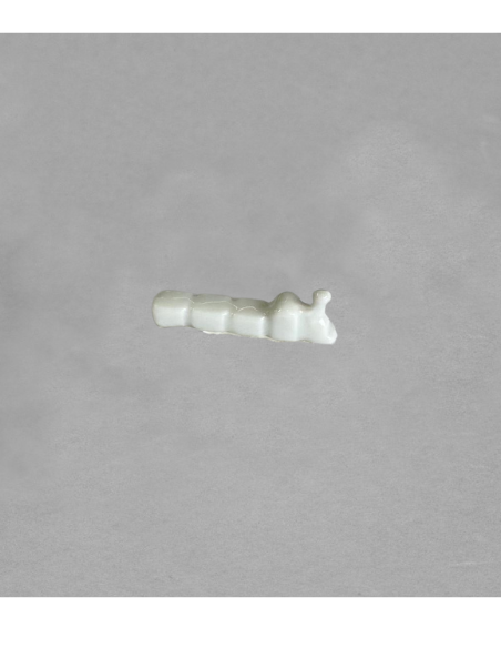Figurine train en porcelaine